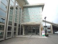 　三国商工会館です。町の真ん中のきれいな建物です。