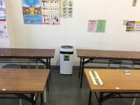 エアドッグ（空気清浄機）を設置しています。ウイルスを99.9％除去できます。