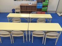 小さいお子さんでも安心して座れる椅子をご用意しています★