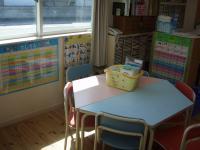 幼児さんも、ここで楽しく学習できます。