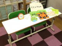 赤ちゃんがハイハイしても大丈夫なマットも敷いています!