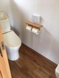 明るくきれいなお手洗いなので、小さなお子様も安心。