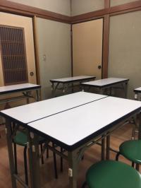 教室には靴を脱いであがっていただきます。