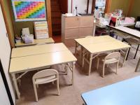 今日は一人ですわる?それとも大好きなお母さんのお膝の上かな?