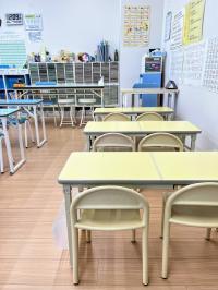たくさんの幼児さんが通ってくれています！少し配置を変えてBKタイムを行います。