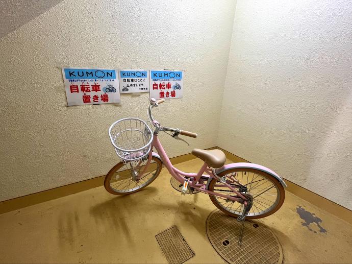 駐輪場をご用意していますので、自転車でのご来室も可能です。
