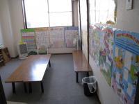 こちらの部屋で、親子ゆったりとベビークモンしています。