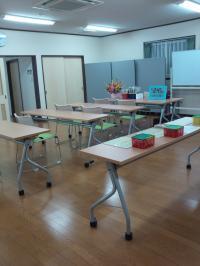 緑ケ丘南町教室です。こちらへどうぞ。