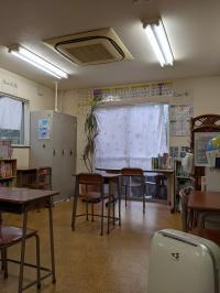 ゆとりの学習スペース。子供達の視界を遮るものはありません。個別対応もしています。