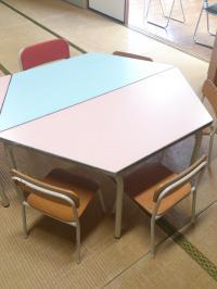 教室内の幼児コーナーです。こちらで実施します。