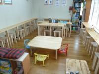 教室内の幼児コーナーです。こちらで実施します。