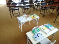 集会所の中は、広いです。お子様とお母さんがゆっくり先生とお話出来ます。