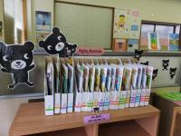 教室にBabyKumonセットの見本展示中！