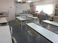 ゆったりと静かに、集中して学習できる教室です。