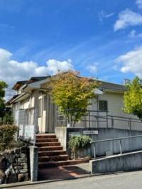 教室前景:教室は欽明台西集会所の中にあります。