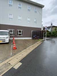 自転車スペースも完備。台数には限りがあるため、ご希望の方はお知らせください。