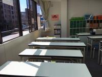 窓際の集中席です。