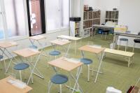 明るくきれいな教室です