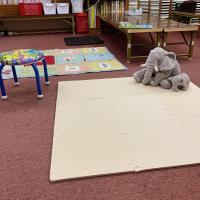 パズルマットも設置しております。<br />
