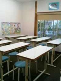 教室内です。きれいで落ち着いた学習環境を心がけております。