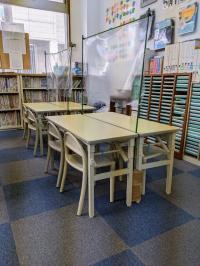 幼児学習席の様子<br />
小さな子どもたちも楽しく学べます♪