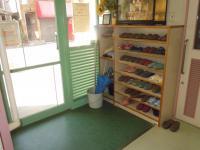 ベビーカーを置いていただけます♪