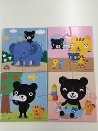 大人気くろくまくんのパズルなどの、教具もご用意しています。