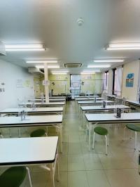 換気もよく清潔な教室です。安心してお越しください。