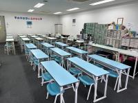 教室にはベビーカーのままで入室できます。