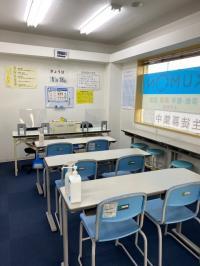 明るくきれいな教室です。