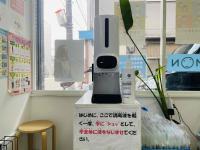 感染対策もしっかり行っています。