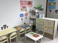 1~2歳児さんが座りやすい机とイスもご用意しています♪