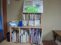 絵本や本もあります♪気軽に読んでいただけます♪
