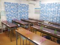 教室内部の様子です。