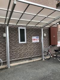 このスペースに駐輪可能です