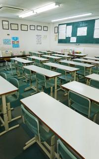 子どもたちに「目標をもつこと」の大切さを伝えています。