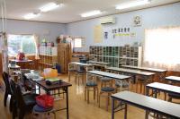 明るくきれいな教室です。