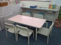 ♪このピンクの机でBaby Kumonママタイム♪