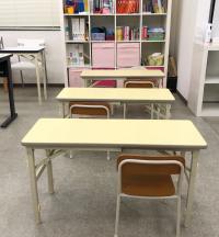 幼児さん専用席です。こちらのスペースも使ってBaby Kumonタイムをします。