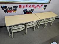 一般の学習をしている幼児さんの学習机です。<br />
小さいお子さまから学べる空間です。