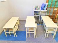 幼児のお子さまが集中できる環境を整えています