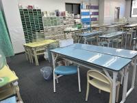 エレベーターあります。<br />
ベビーカーのまま教室に入れます。