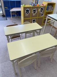 BKタイムを行う幼児席スペースです。