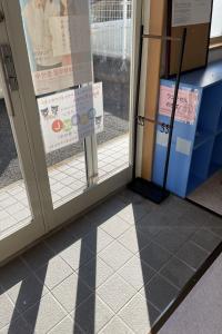 教室内にベビーカーを置くスペースもあります。