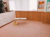 カーペットのお部屋で赤ちゃんも安心♪幼児タイムの実施中です。