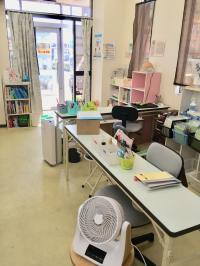 感染症対策として、換気や消毒を徹底しています。