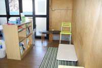 絵本を読むコーナーもあります。