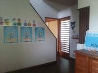 玄関を入ると、くろくまくんがお出迎え☆