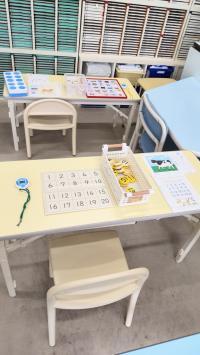 Ｂａｂｙくもん卒業後も楽しく続けられる教具や席が待っていますよ。