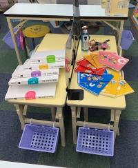 カラフルな教材でお子様の関心も高まります